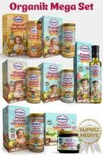 Organik Mega Set Tarhana-İrmik-Tam buğday unu-Yulaf unu-Zeytinyağı-Çorbalık Tahıl-Üzüm pekmezi - Görsel 2